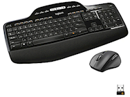 KEYBOARD & MOUSE COMBO, WIRELESS, DESKTOP, LOGITECH MK710, BLACK THUMBNAIL
